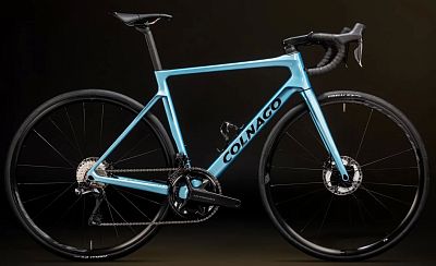 Превью Шоссейный велосипед Велосипед COLNAGO V4 Shimano Ultegra R8170 Di2 Disc/VISION SC45 VDLB (2025)